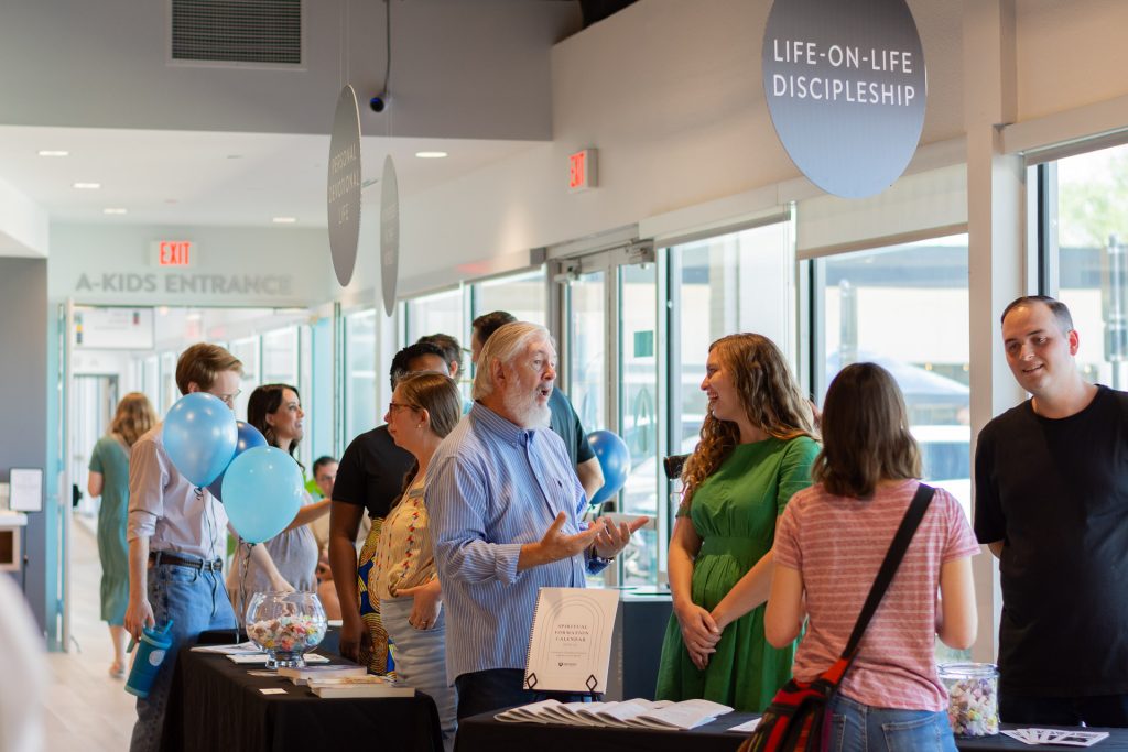 Community and coffee at Antioch Fort Worth in Fort Worth, Texas.